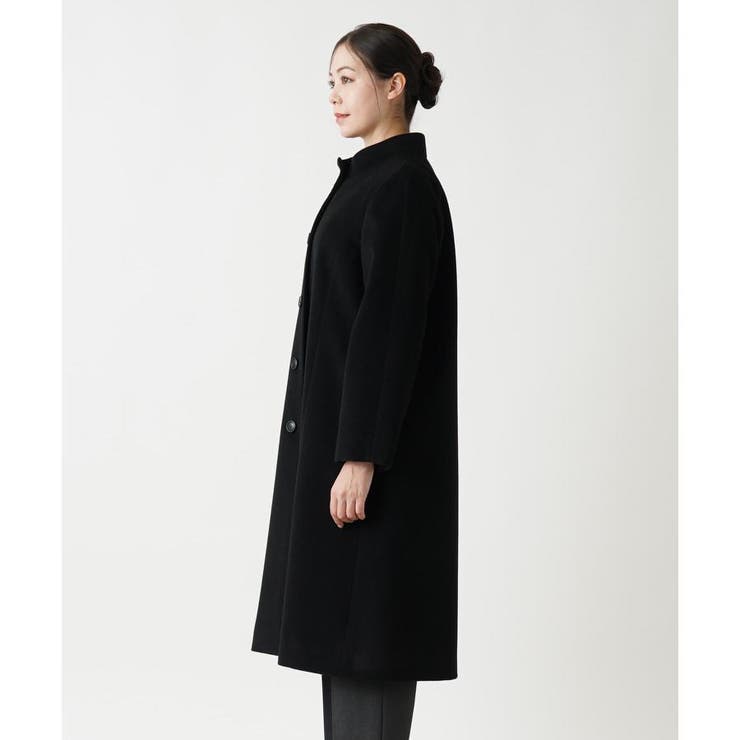 カシミヤハイネックコート[品番：LAVW0018758]｜Leilian PLUS HOUSE
