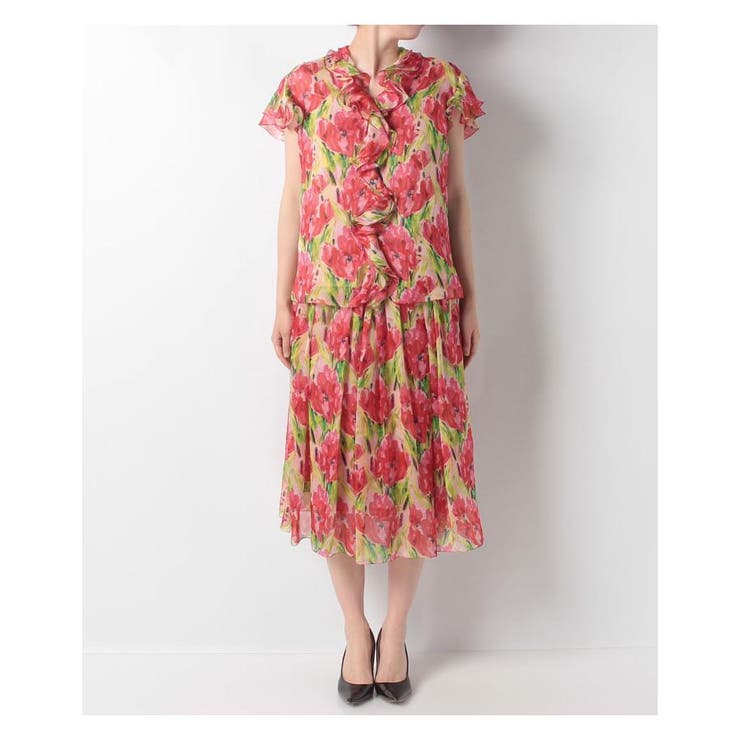 特価商品  シルクフラワースカート[品番：LAVW0004007]｜LANVIN COLLECTION スカート