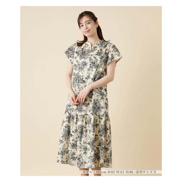 プリントロングワンピース[品番：LAVW0010553]｜Leilian（レリアン）の