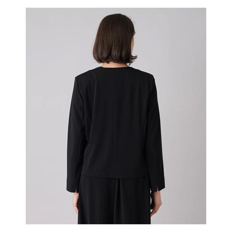 洗えるノーカラージャケット | Leilian PLUS HOUSE | 詳細画像6