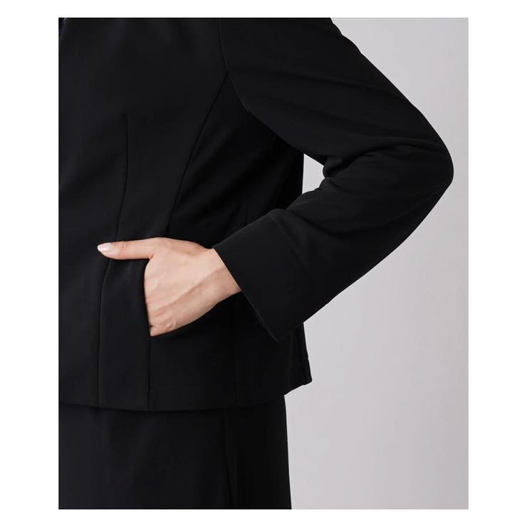 洗えるノーカラージャケット | Leilian PLUS HOUSE | 詳細画像9