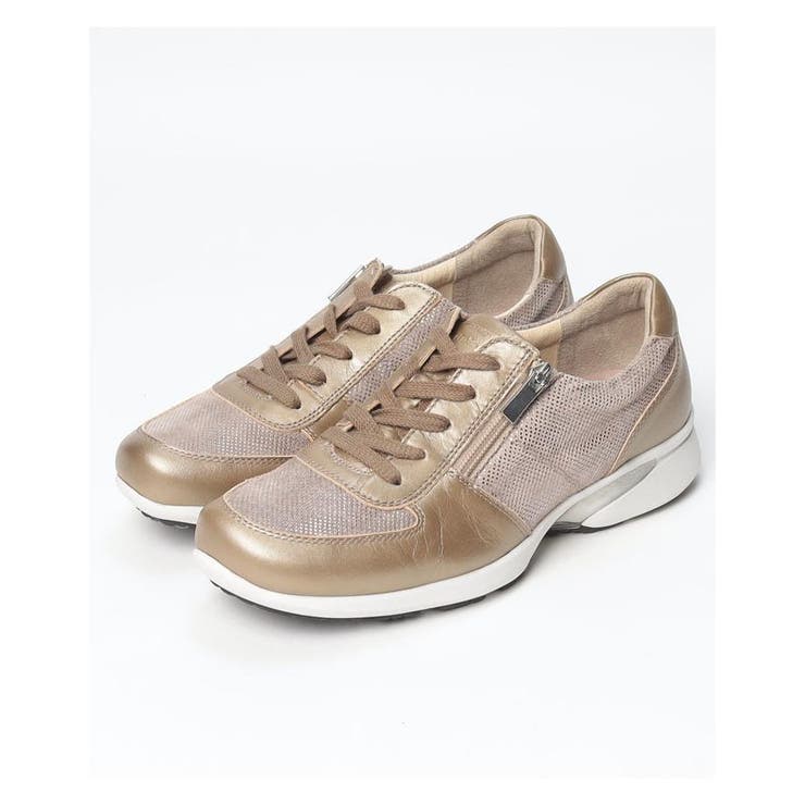 ブラウン系 | 異素材スニーカー | Leilian