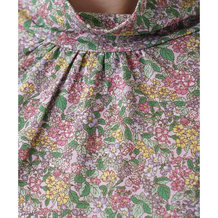 Leilian / レリアン 小花柄ハイネックカットソー 小花柄ハイネックカットソー[品番：LAVW0019359]｜Leilian