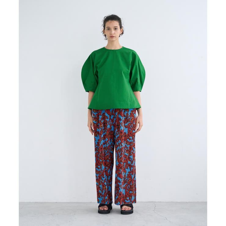 ボリュームスリーブペプラムトップス[品番：LAVW0009035]｜LANVIN en
