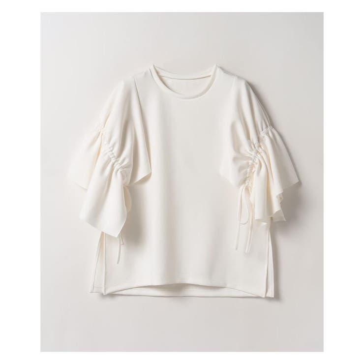 ドロストラッフルスリーブカットソー[品番：LAVW0009176]｜LANVIN en 