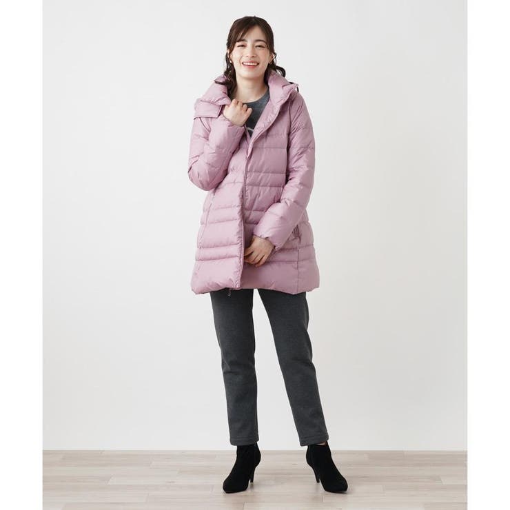 新品未使用　LAULÉN ボリュームネックフーデットダウンコート volume neck hooded down coat /ボリュームネックフーデットダウン