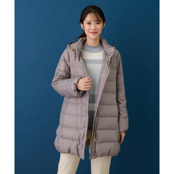 F307 XL 13 レリアン ジップアップ ダウンジャケット レディース ダウンコート[品番：LAVW0018536]｜Leilian（レリアン）のレディース