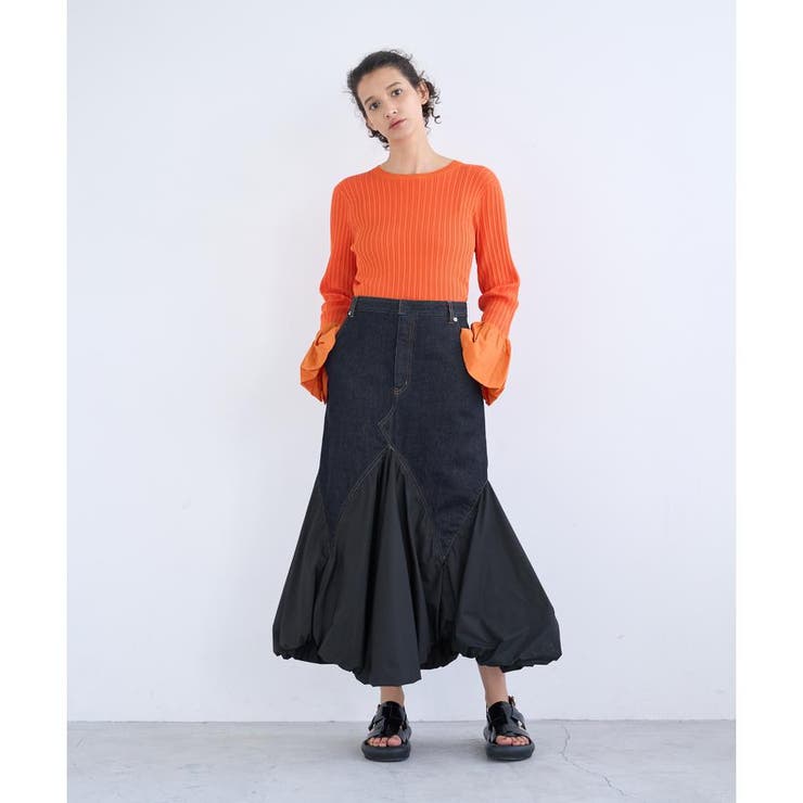 ランバン　スカート リバーシブルバルーンスカート | LANVIN en Bleu (Women