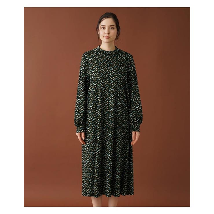 9/15までセール‼️新品タグ付き]レリアンペイズリー柄サックワンピース フラワー柄サックワンピース[品番：LAVW0012701]｜Leilian PLUS HOUSE