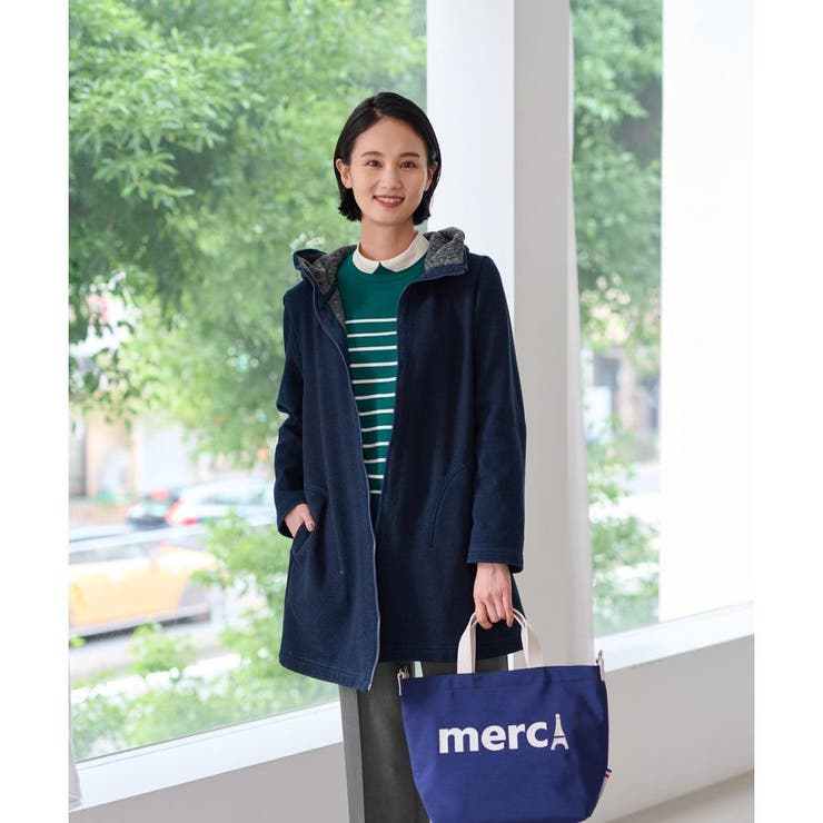 CoC by CARA O CRUZ キャラオクルス フーディー ロングコート