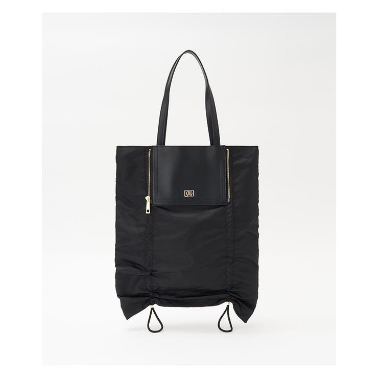 【今大人気☆】LANVIN ギャザートート コンパクトに折りたためる バイカラーギャザートート[品番：LAVW0007263]｜LANVIN en Bleu