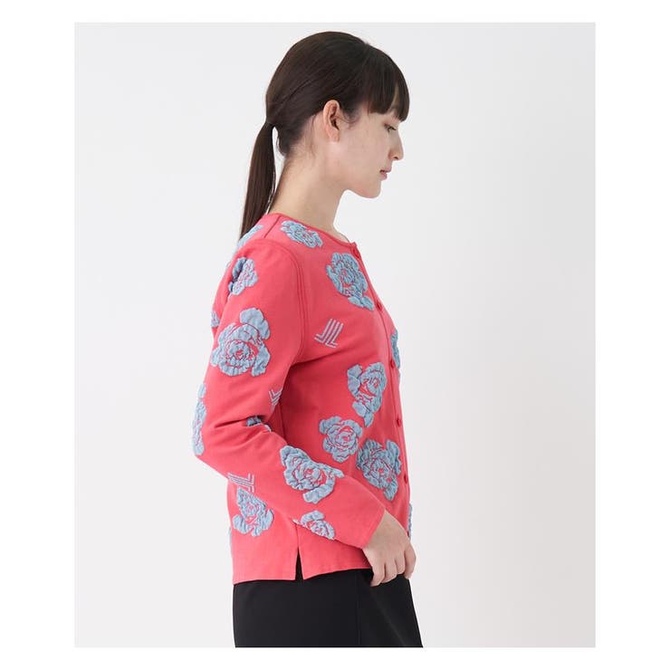 LANVIN COLLECTION 花柄カーディガン