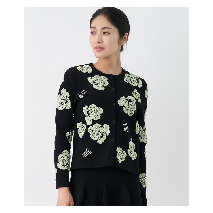 祝開店！大放出セール開催中 LANVIN COLLECTION 花柄カーディガン トップス