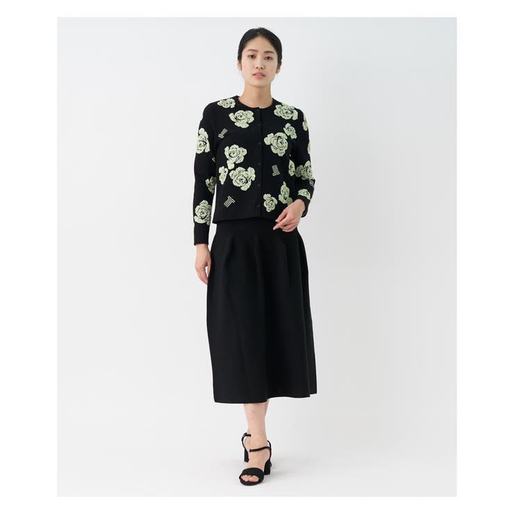 LANVIN COLLECTION 花柄カーディガン