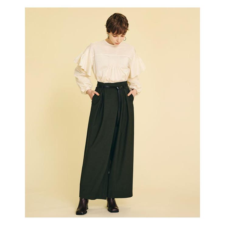 ライトタフタピンタックブラウス[品番：LAVW0006382]｜LANVIN en