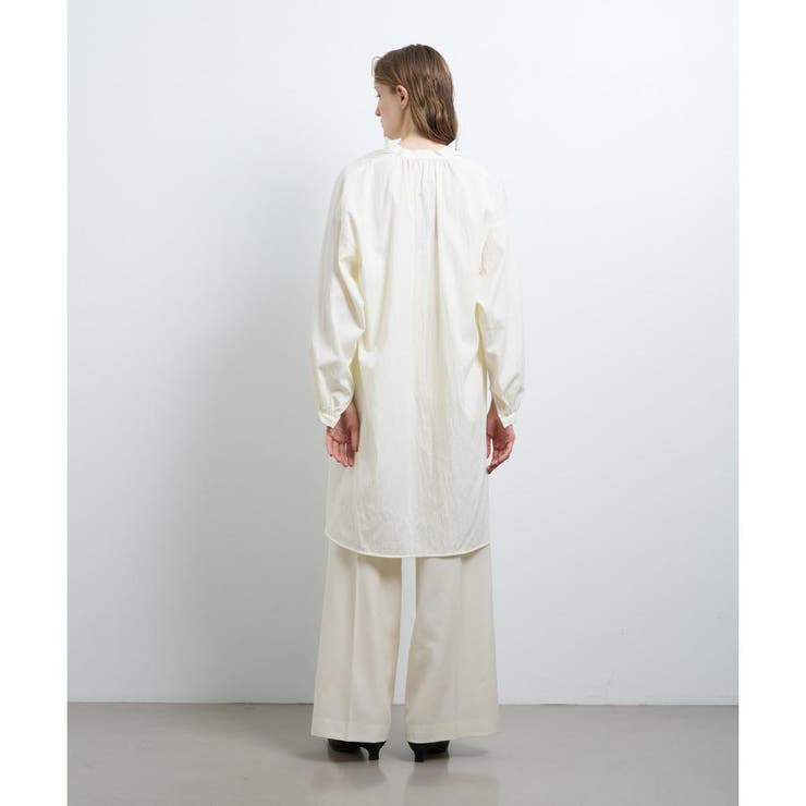 スキッパーチュニックブラウス[品番：LAVW0017199]｜LANVIN en