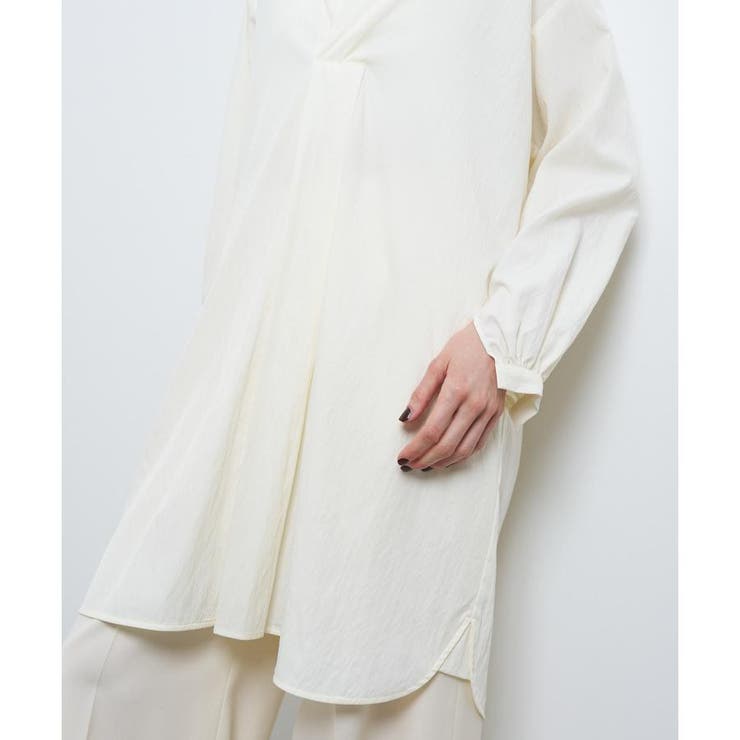 スキッパーチュニックブラウス[品番：LAVW0017199]｜LANVIN en