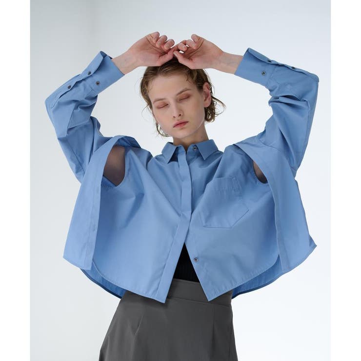 2wayショートシャツ[品番：LAVW0010770]｜LANVIN en Bleu 