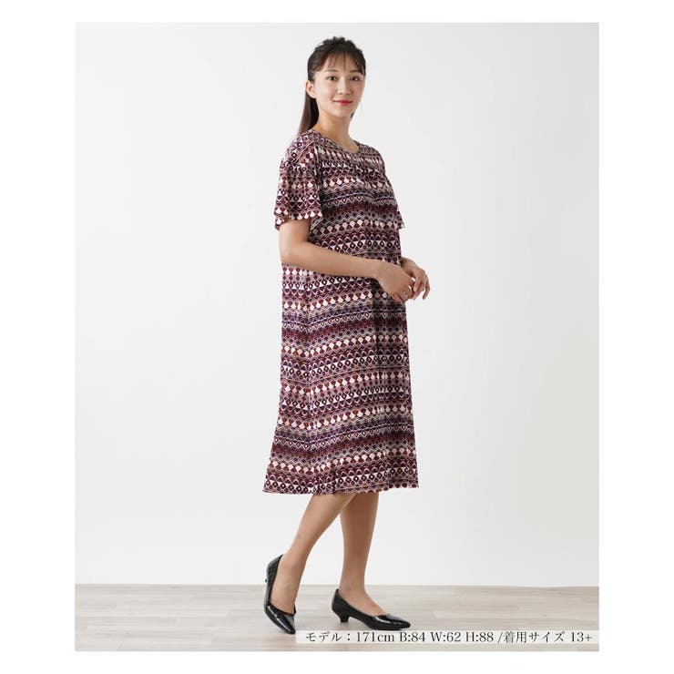 ミディ丈ワンピース | Leilian PLUS HOUSE | 詳細画像2