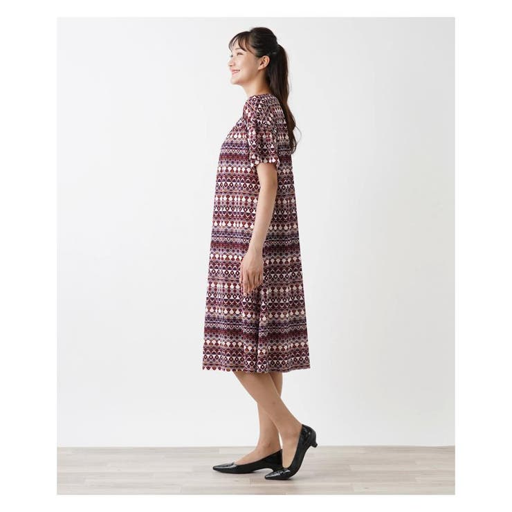 ミディ丈ワンピース | Leilian PLUS HOUSE | 詳細画像3