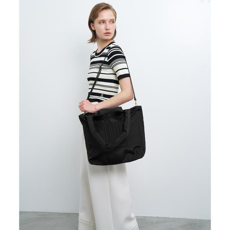 パデッドロゴBIGバッグ[品番：LAVW0016594]｜LANVIN en Bleu（ランバン 