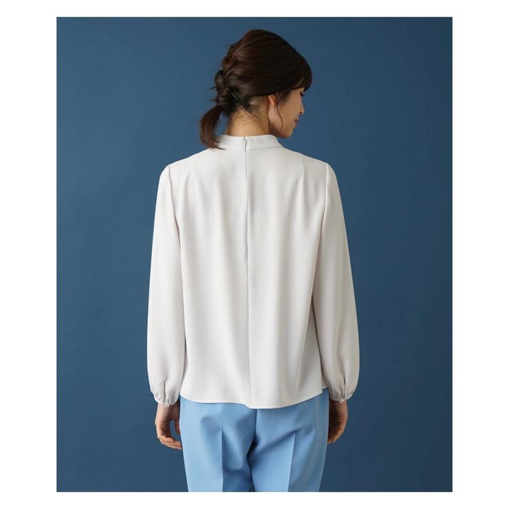 ラッフルボウタイブラウス[品番：LAVW0013343]｜Leilian