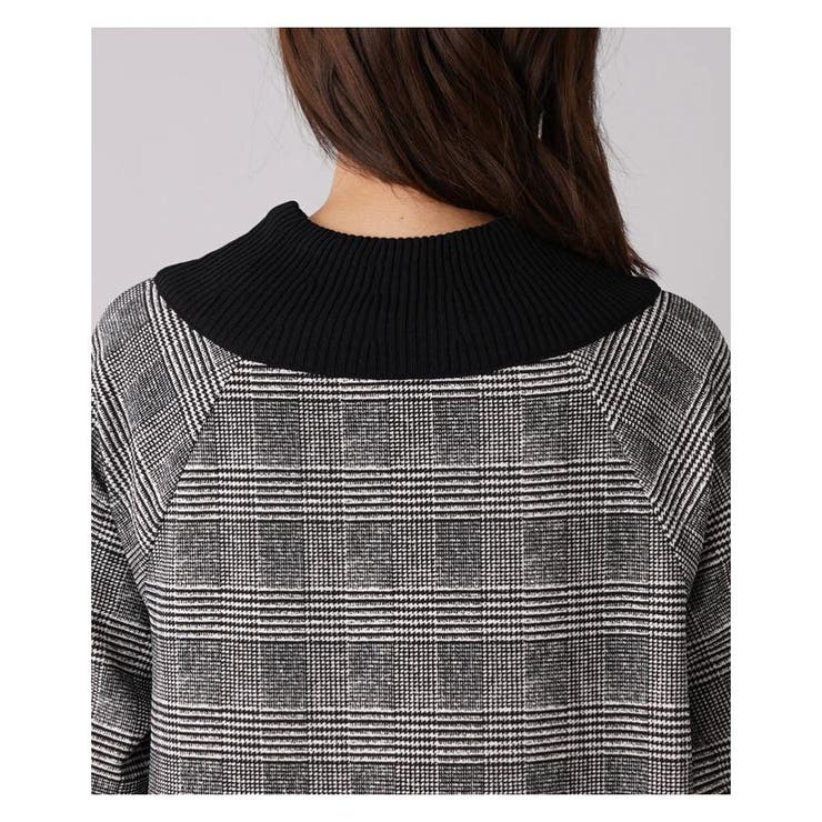 グレンチェック切替ブラウス | Leilian PLUS HOUSE | 詳細画像13