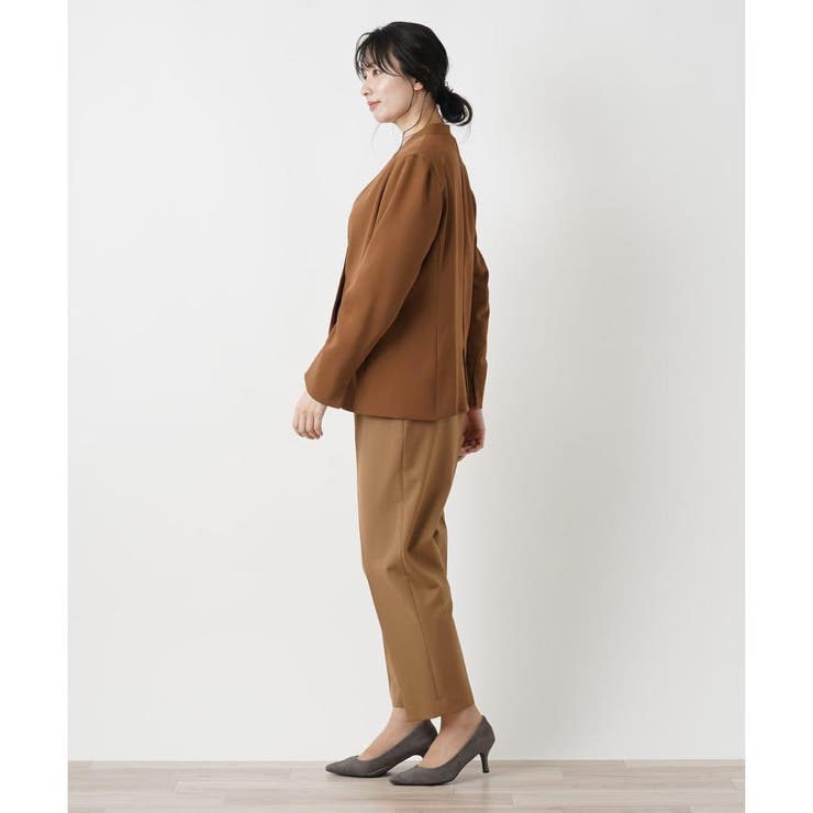 ノーカラージャケット[品番：LAVW0018482]｜Leilian（レリアン）の 