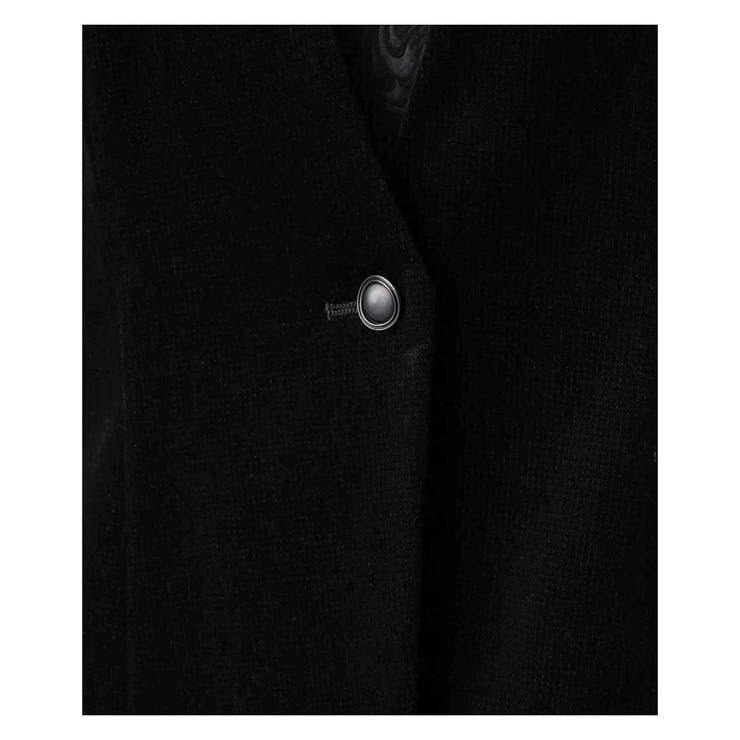 ベロアノーカラージャケット[品番：LAVW0013221]｜Leilian