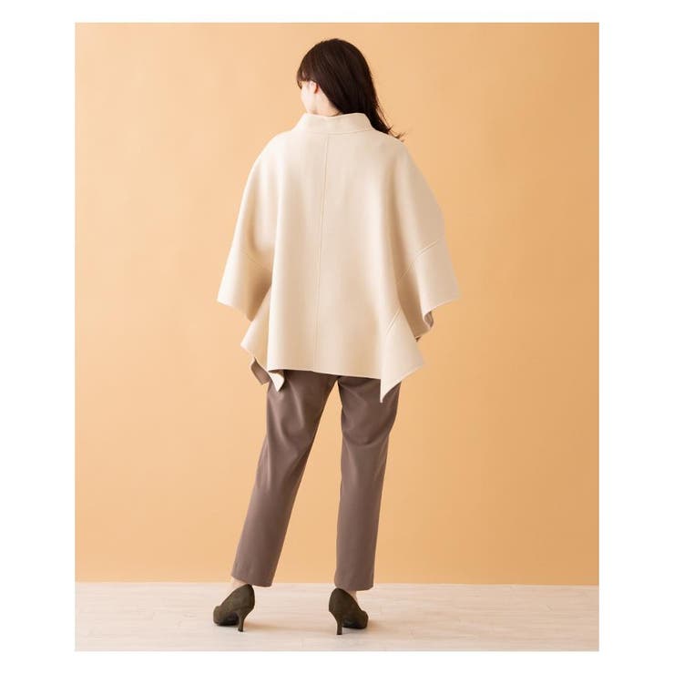 ポンチョ風コート[品番：LAVW0002607]｜Leilian PLUS HOUSE（レリアン