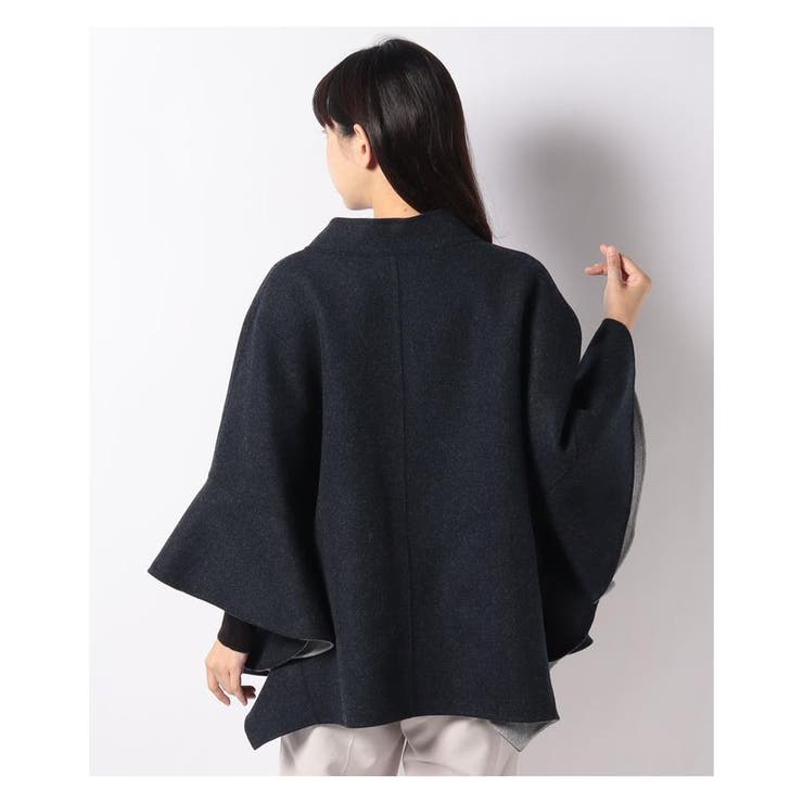 ポンチョ風コート[品番：LAVW0002607]｜Leilian PLUS HOUSE（レリアン