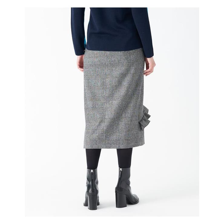 LANVIN COLLECTION グレンチェックスカート(サイズ40) 【公式通販】