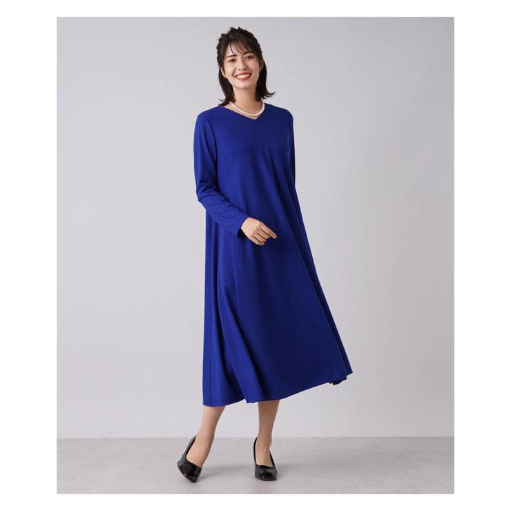 Vネックフレアワンピ-ス | Leilian | 詳細画像9