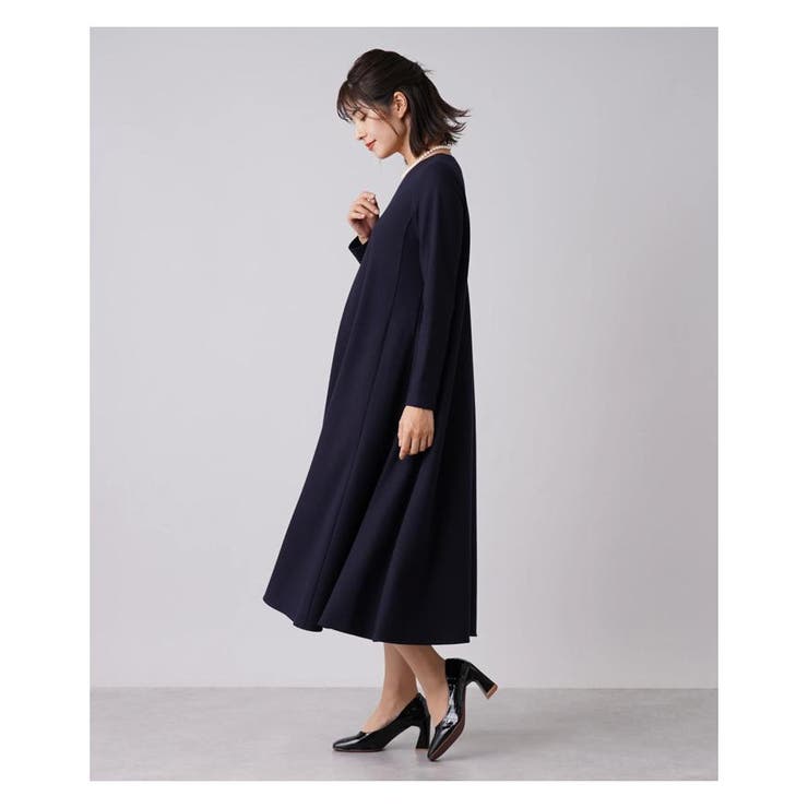 Vネックフレアワンピ-ス | Leilian | 詳細画像14