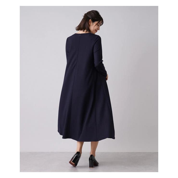 Vネックフレアワンピ-ス | Leilian | 詳細画像15