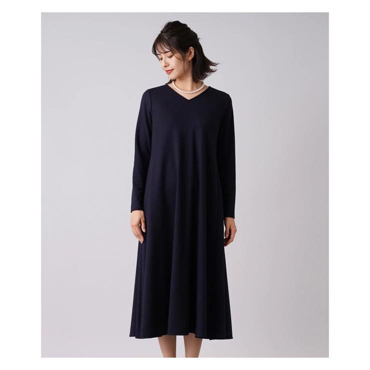 Vネックフレアワンピ-ス | Leilian | 詳細画像16