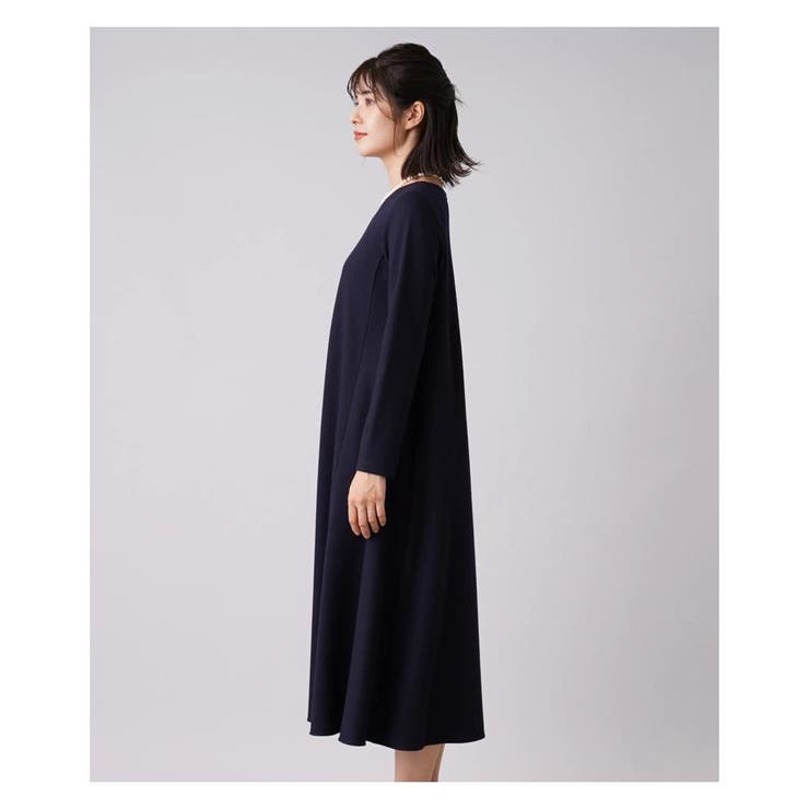 Vネックフレアワンピ-ス | Leilian | 詳細画像17