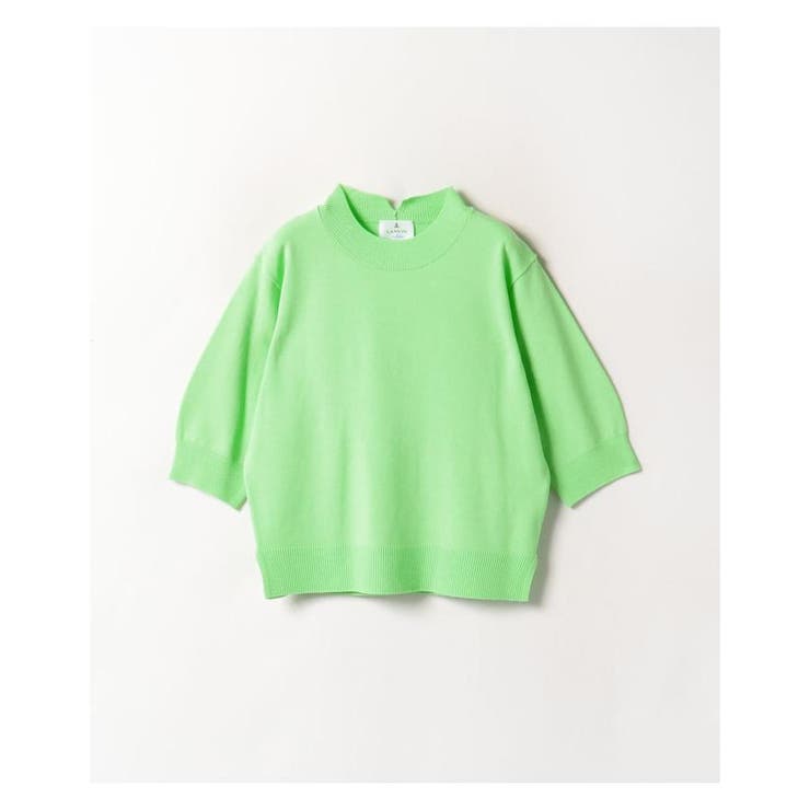 ハイネックハーフスリーブニット[品番：LAVW0007775]｜LANVIN en
