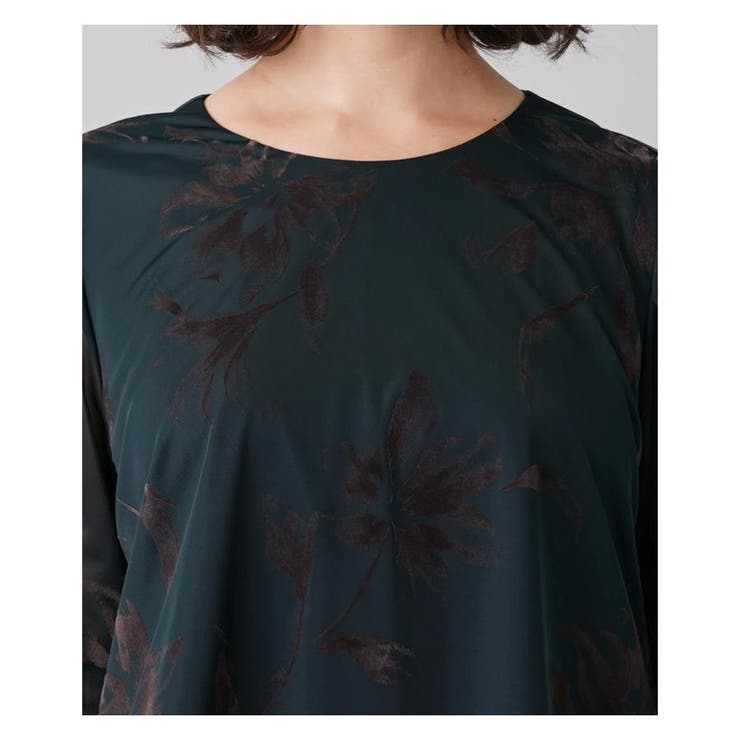 洗えるシャドーフラワー柄セットアップ | Leilian PLUS HOUSE | 詳細画像22