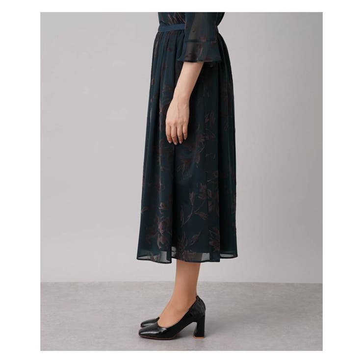 洗えるシャドーフラワー柄セットアップ | Leilian PLUS HOUSE | 詳細画像26