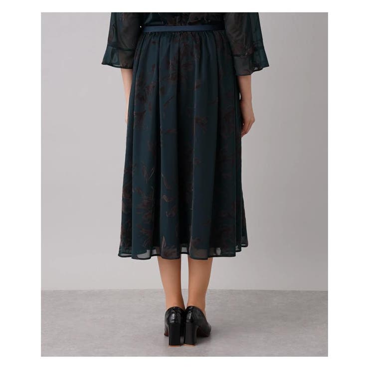 洗えるシャドーフラワー柄セットアップ | Leilian PLUS HOUSE | 詳細画像27