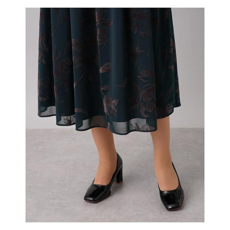 洗えるシャドーフラワー柄セットアップ | Leilian PLUS HOUSE | 詳細画像29