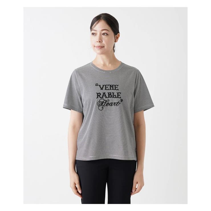 レタリングTシャツ | Leilian PLUS HOUSE | 詳細画像9