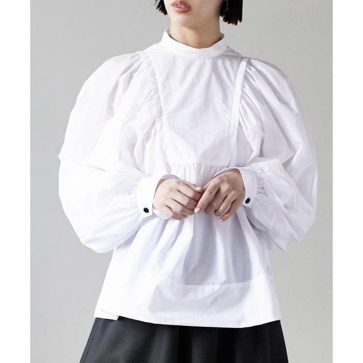 ボリュームスリーブブラウス[品番：LAVW0007586]｜LANVIN en