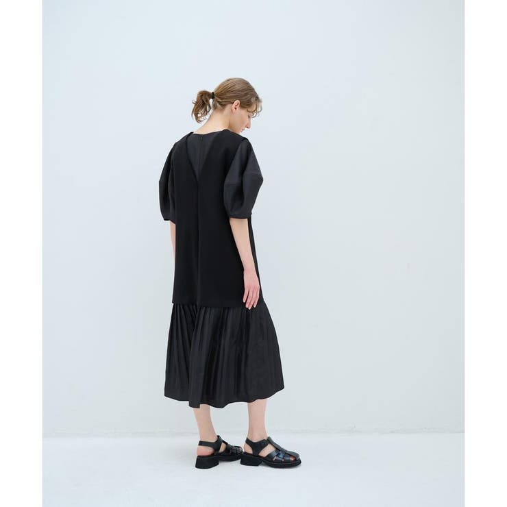 コンビスリーブワンピース[品番：LAVW0014002]｜LANVIN en Bleu