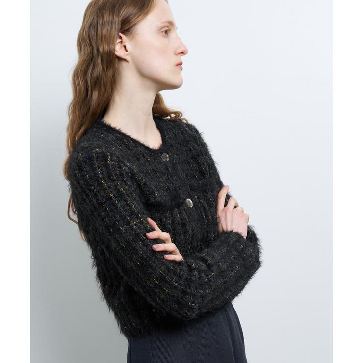 ツイードニットジャケット[品番：LAVW0017518]｜LANVIN en Bleu