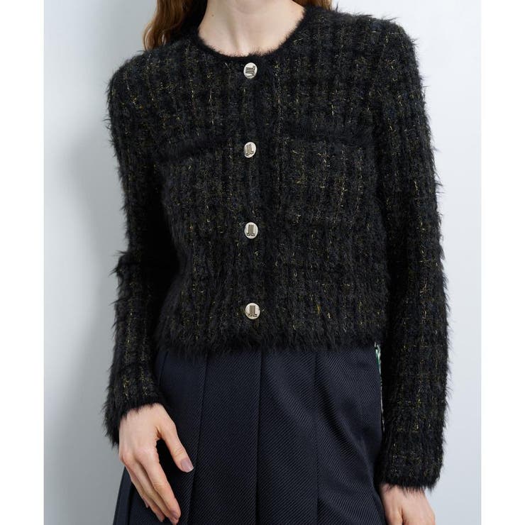 ツイードニットジャケット[品番：LAVW0017518]｜LANVIN en Bleu