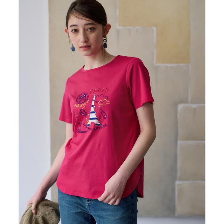 エッフェル塔Tシャツ[品番：LAVW0014749]｜CARA O CRUZ（キャラ
