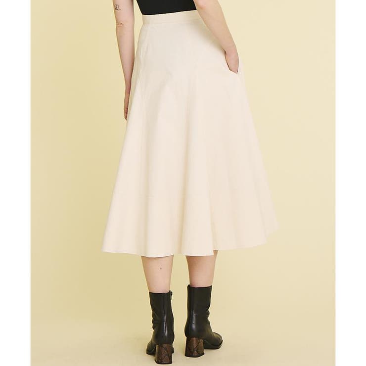 コットンストレッチフレアスカート[品番：LAVW0004233]｜LANVIN en