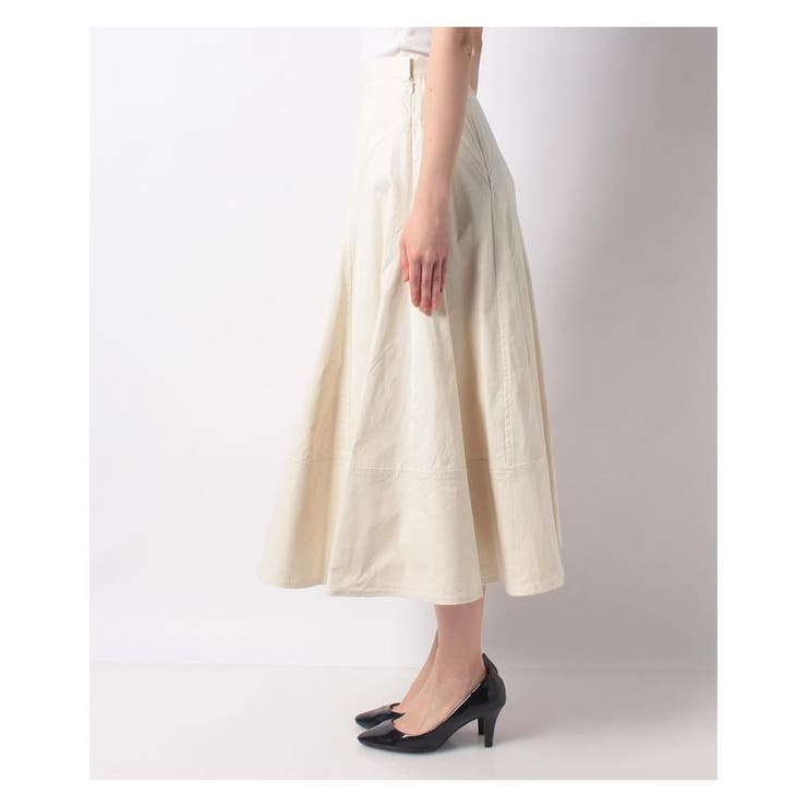 コットンストレッチフレアスカート[品番：LAVW0004233]｜LANVIN en